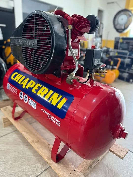 Compressor de ar Chiaperini 110 Litros 2HP 140 Libras Profissional - Chiaperini (Novo) - Foto 4