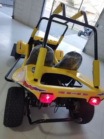 Mini Buggy  Alongado Amarelo com Preto - Foto 2