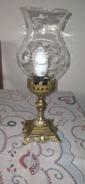 Luminária de Mesa em Estilo Vintage