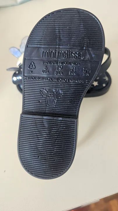 Sandália Mini Melissa Estrela Azul - Foto 3