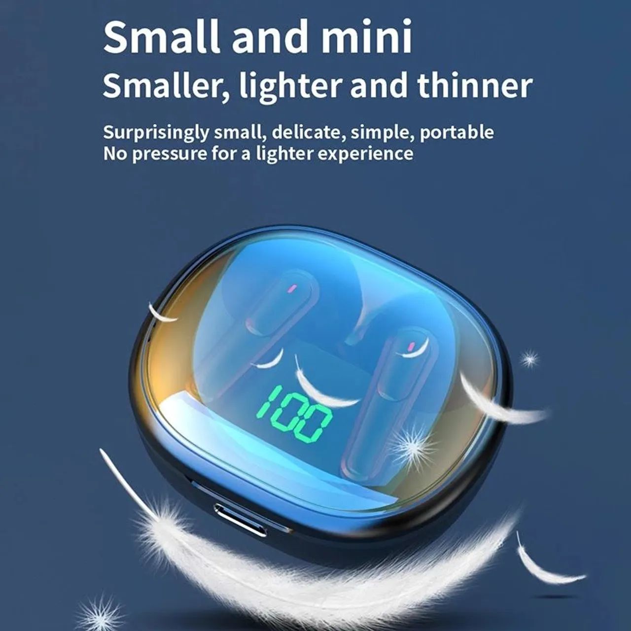 Fone De Ouvido Bluetooth (Tampa Transparente) - Foto 3