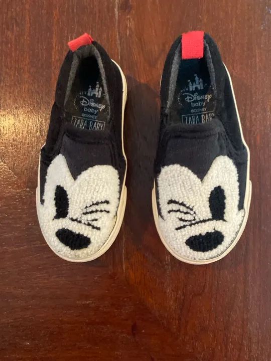 Tênis Mickey Mouse Zara Baby semi novo número 21 - Foto 3