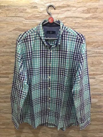 Camisa Xadrez Masculina Pool Original  - Foto 2
