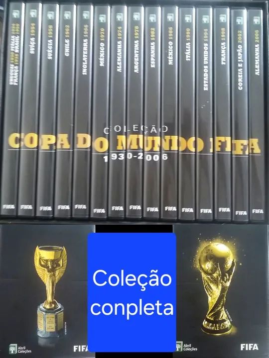 Coleção Copa do Mundo Fifa 1930-2006 - DVD, Blu-Ray e Vídeo