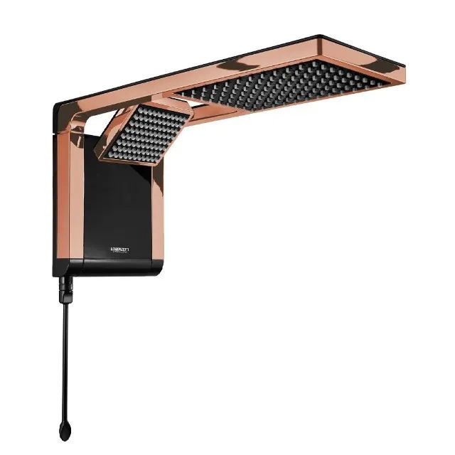Chuveiro eletrônico Lorenzetti Acqua Duo rose gold/preto 6800w 220v