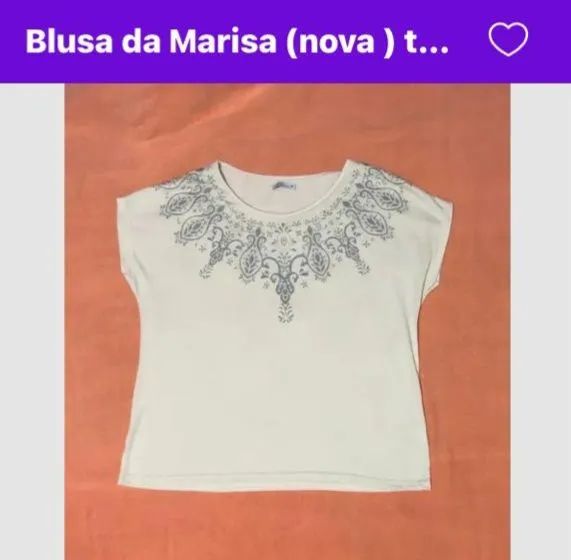 2 blusas de viscose ( loja Marisa )