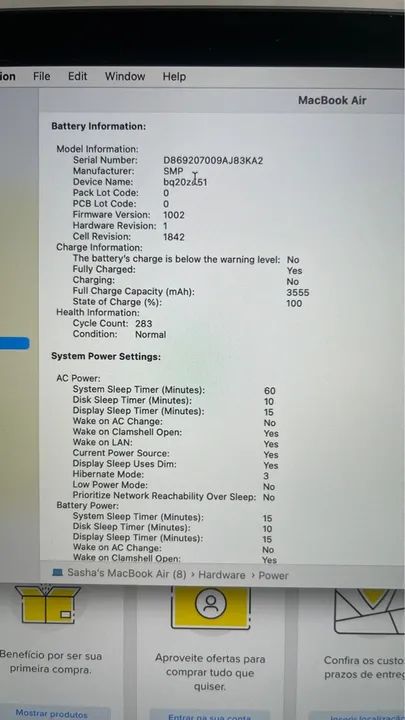 Imperdível Apple MacBook Air A1932 Late 2019 TrueTone - Foto 5