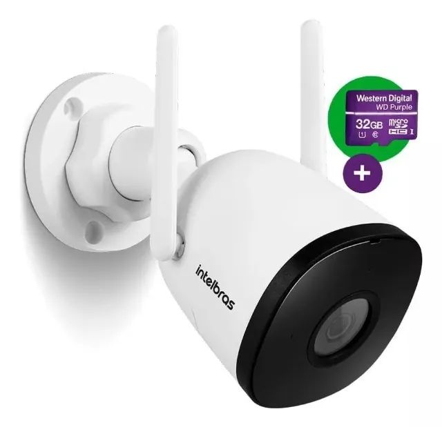 Câmera Im5 Sc Inteligente Wi-fi Full Hd Intelbras Com Sd 32g - Foto 5