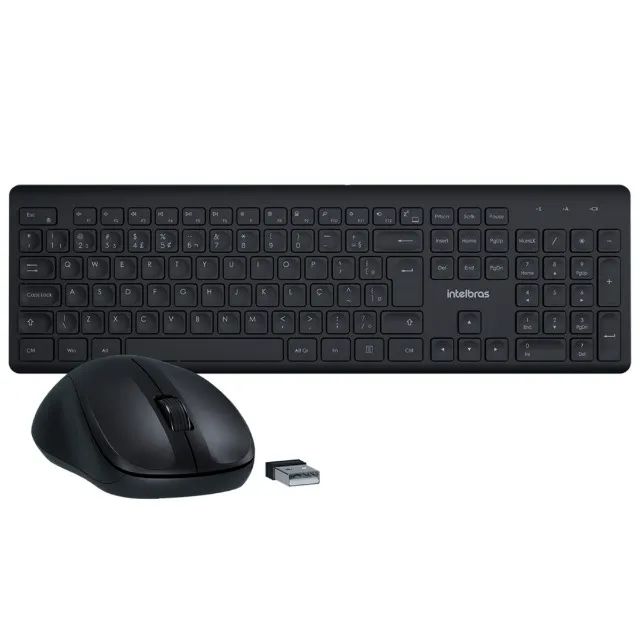 Kit Teclado e Mouse Sem Fio Intelbras CSI50 - WZetta