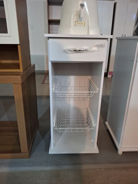 Balcão fruteira para gela água branco