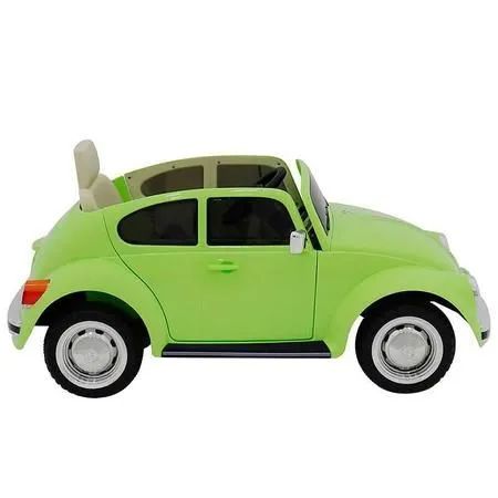 Carro Elétrico infantil Beetle 12V Verde Bel com controle. - Foto 3