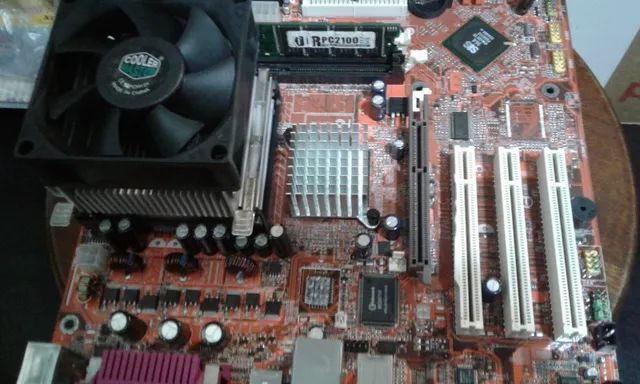 Placa Mãe - Socket PPGA478 - Itautec ST2440 N1996 com Processador, Cooler e Memória - Foto 2