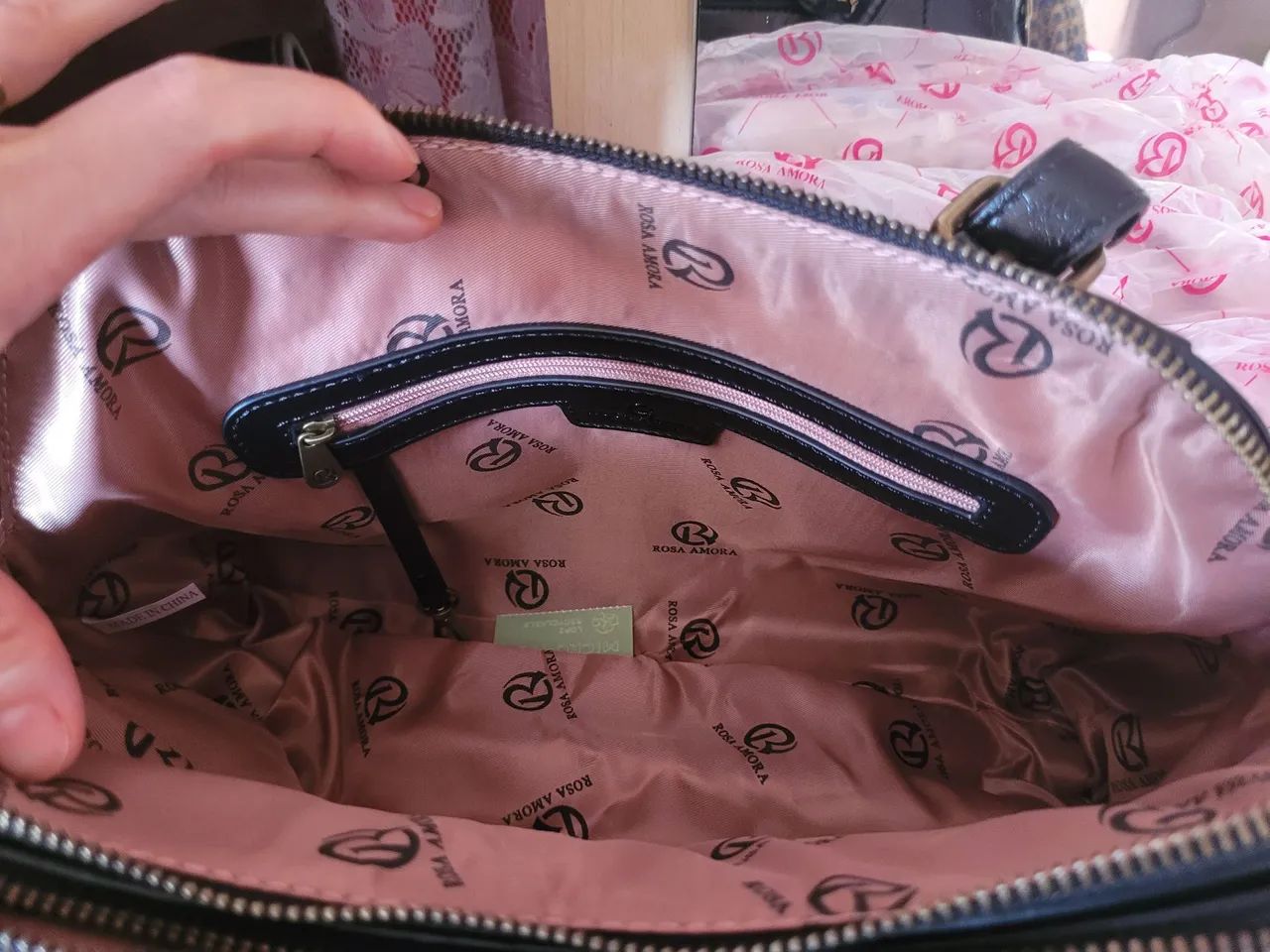 Bolsa Rosa Amora (original, nova) - Foto 6