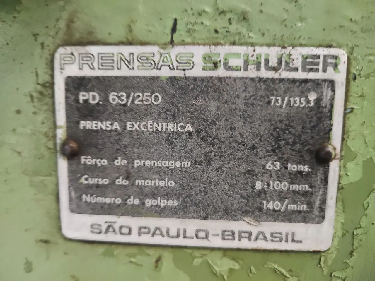 Prensa freio ficção 63T schuler - Foto 6