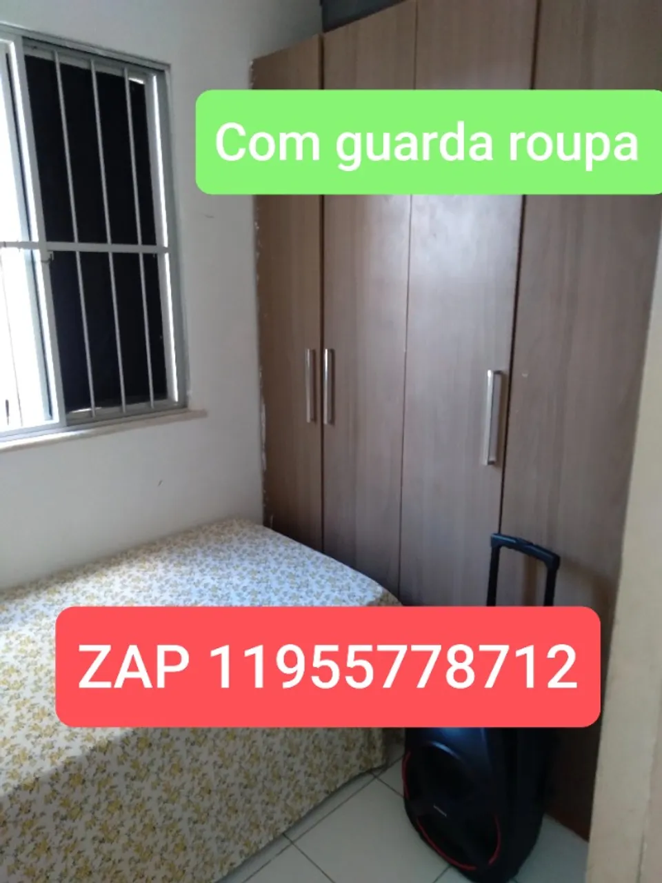 Alugo Quartos Condominio Fechado, para Moças Solteiras
