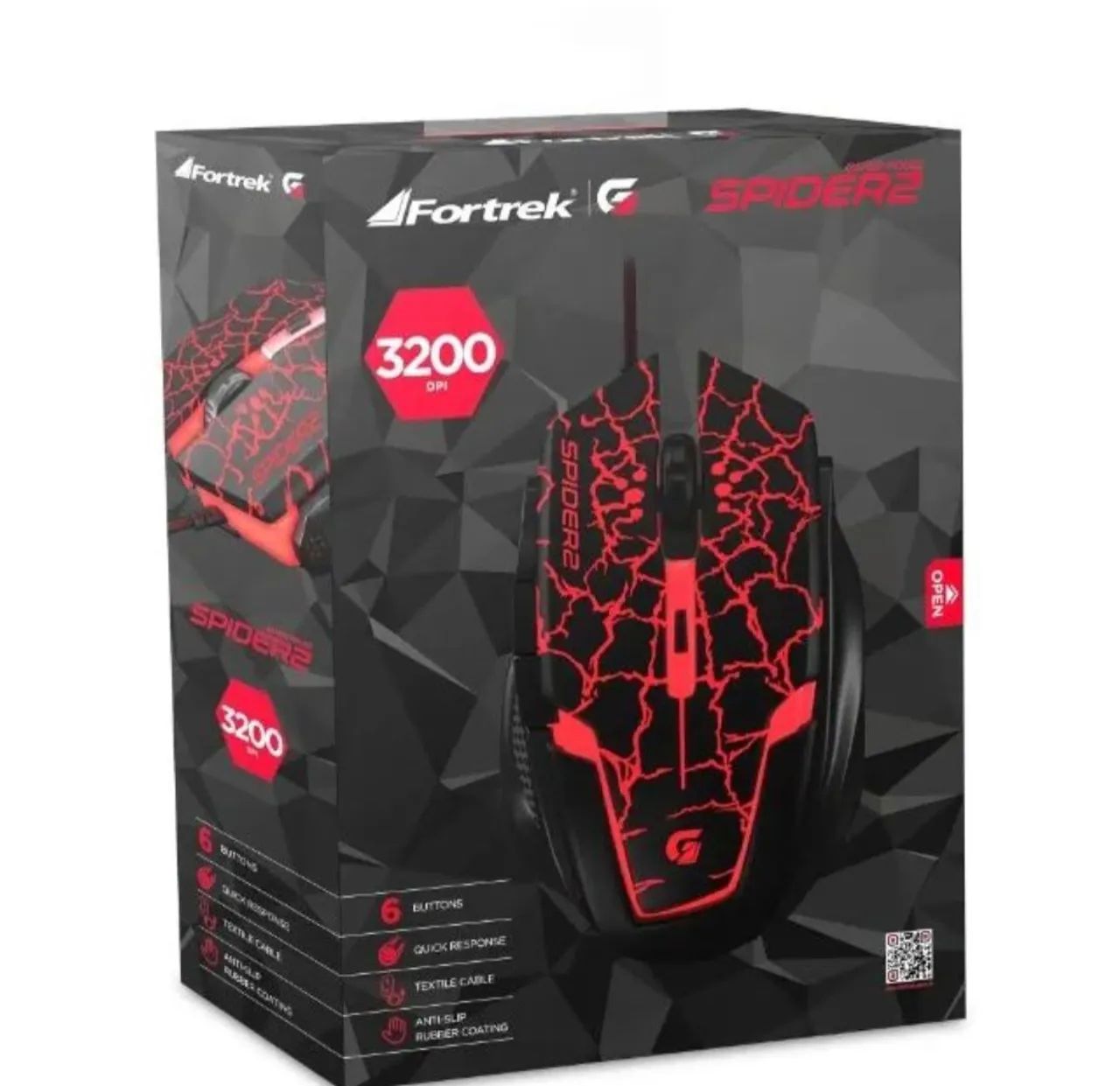 Mouse Gamer Fortrek Spider2 3200 DPI - Foto 3