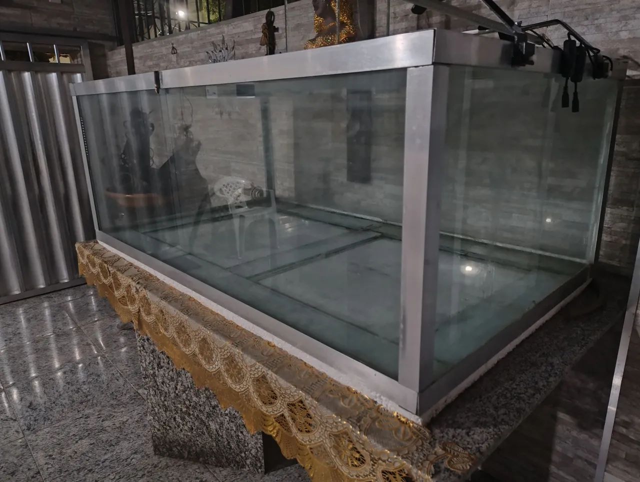 Aquário 700 LT,vidro 10 ml,ZAP * bangu .