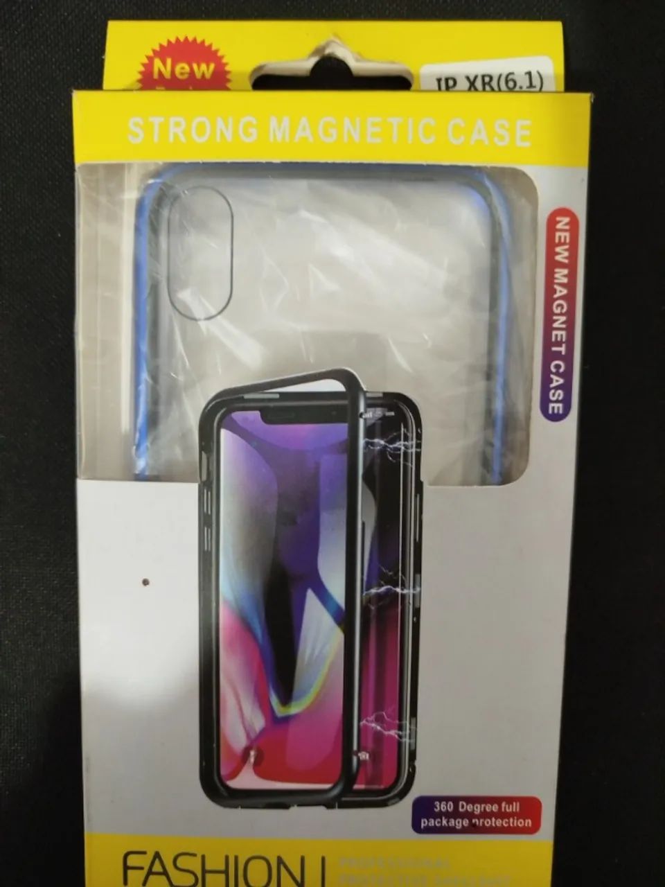 Case Magnético Capinha Compatível Celular iPhone XR(6.1) Vidro Verso. Perguntas  (19) 9983