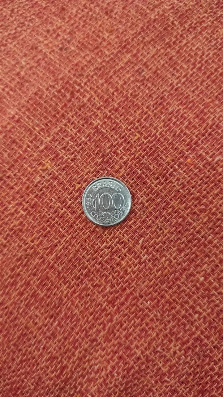 Moeda 100 Cruzeiros Brasil 1992