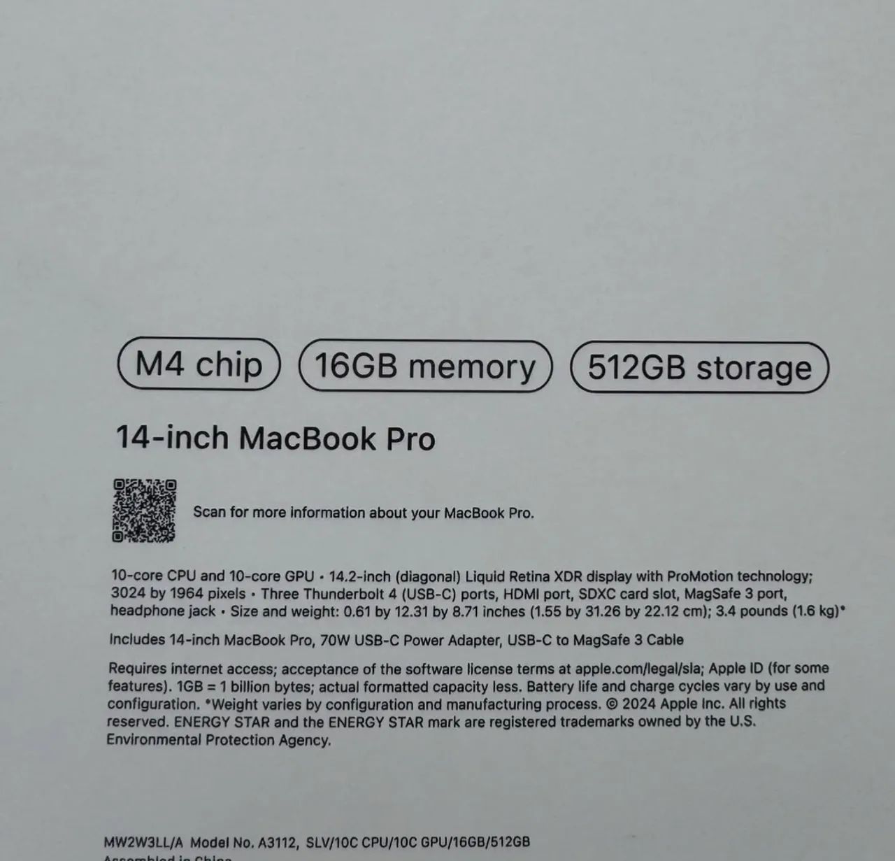 MacBook Pro M4 14.2 2024 - Foto 2