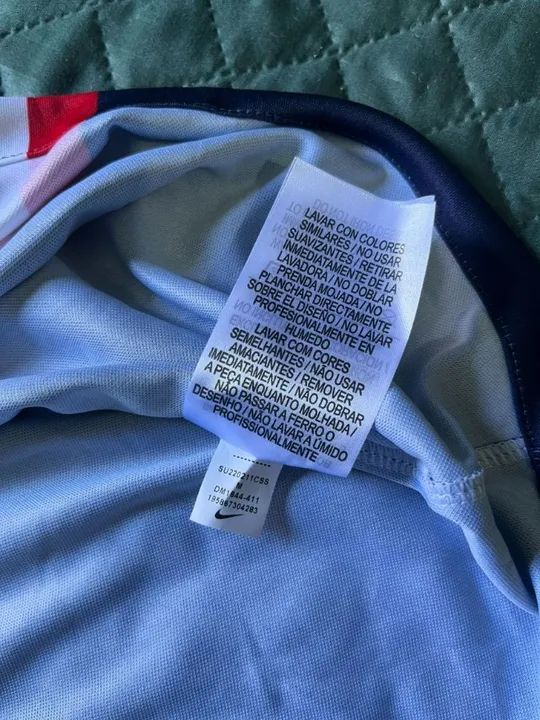 camisa nike psg home 22/23 tamanho m - Foto 2