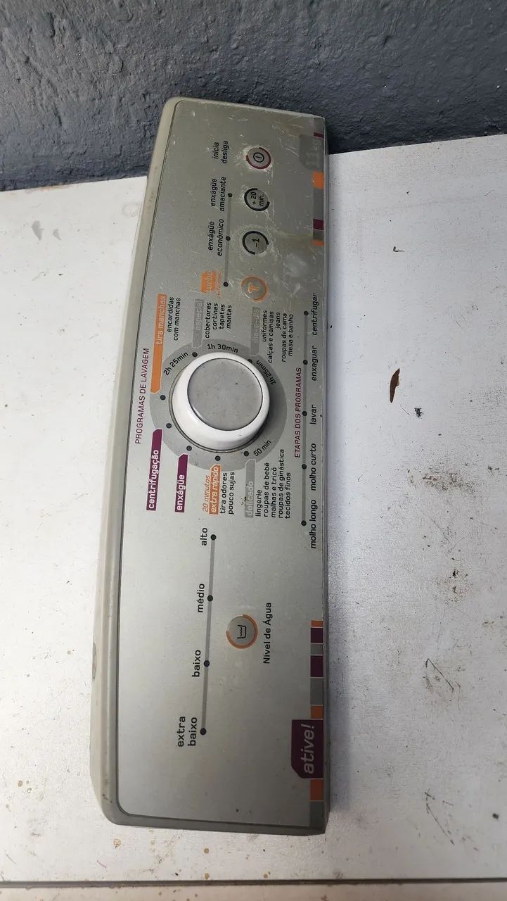 Painel completo máquina lava roupas Brastemp 64169959739011120