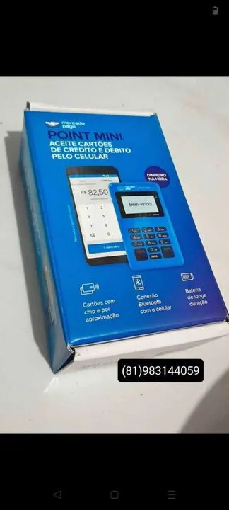 Máquina de Cartão Point Mini - Mercado Pago