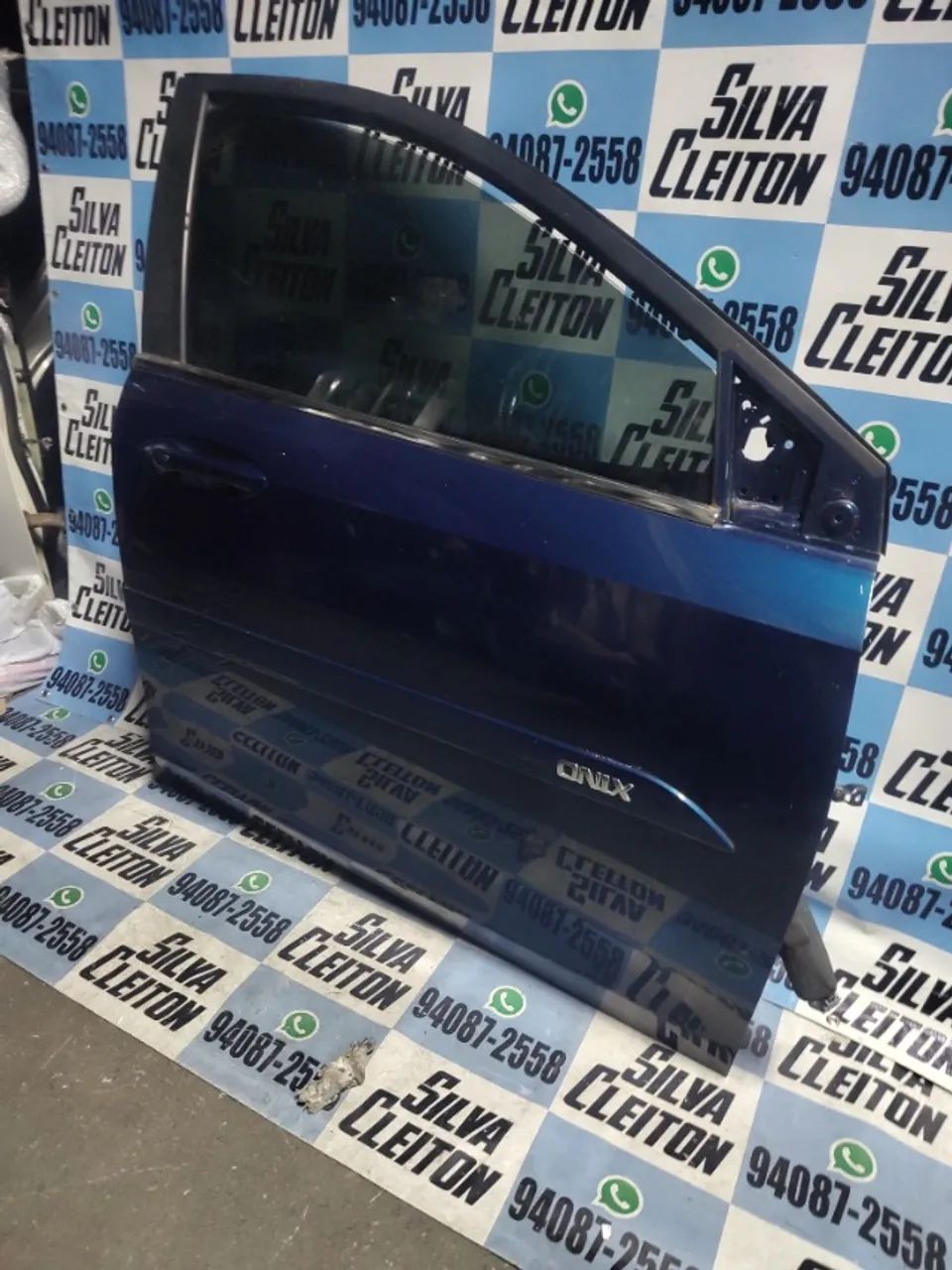 porta dianteira direita onix 2020 ate 2025 original cor azul  - Foto 5