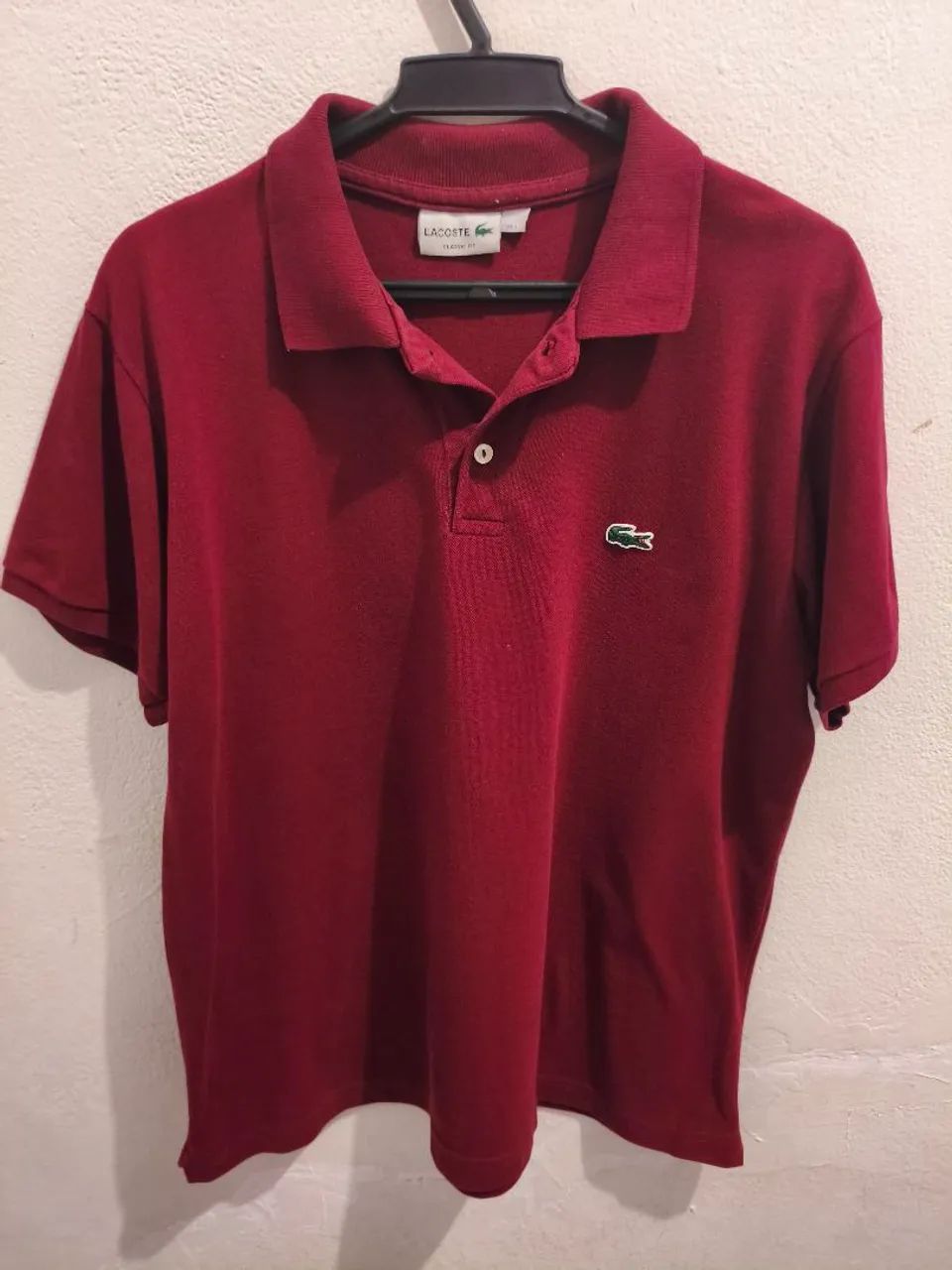 Camisa lacoste vinho  - Foto 2