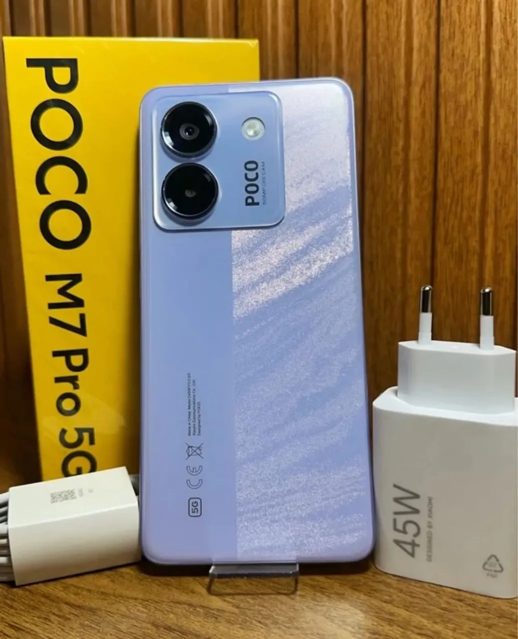 Poco M7 Pro 5G NFC Versao Global 25GB/08GB Ram Entregamos Gratis Brinde Fone 