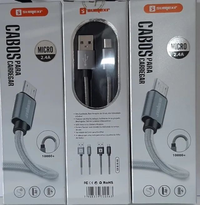 Carregador iPhone Lightning 3.4A Sumexr Premium  !! Abs   - Foto 4