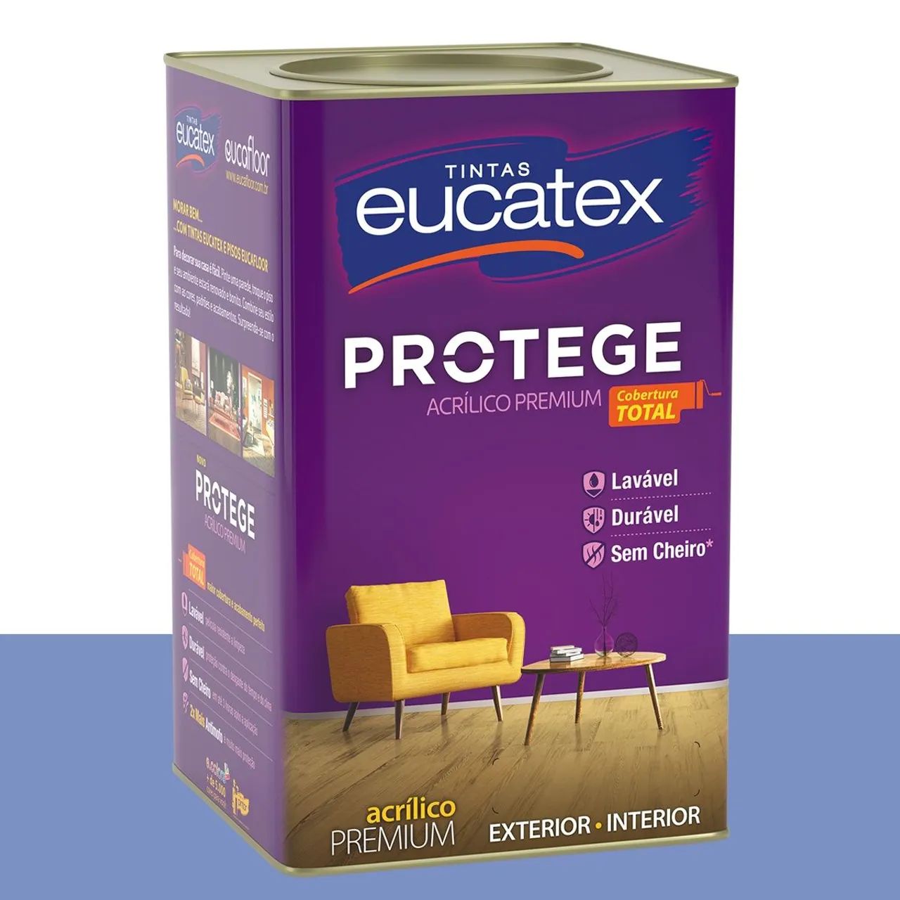 Tinta Acrílica Acetinada Eucatex Jacinto 16 L