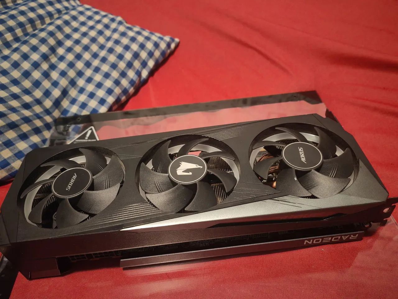 6700XT AORUS ELITE 12 GB placa nova apenas 6 mês de uso aceito troca por outra placa  - Foto 2