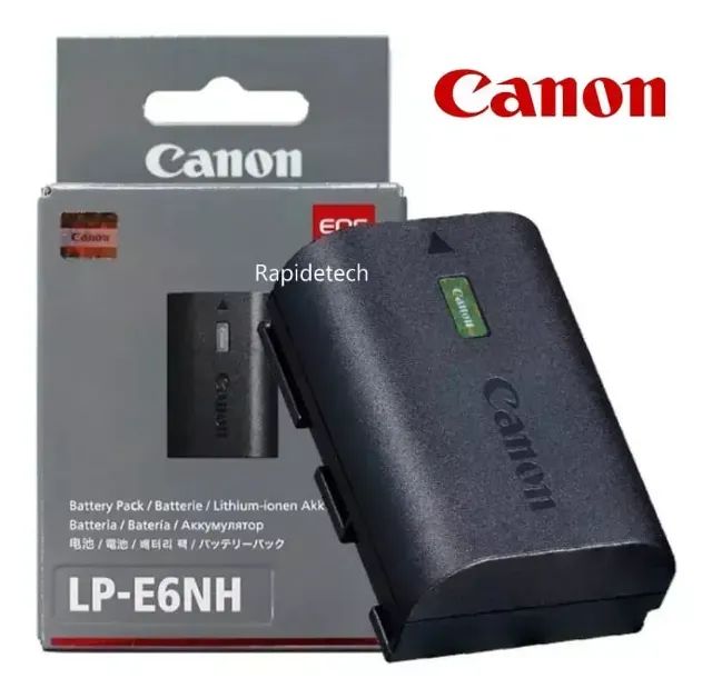 Nova Bateria canon LPE6NH - ORIGINAL E LACRADA-Pronta entrega-selo Canon