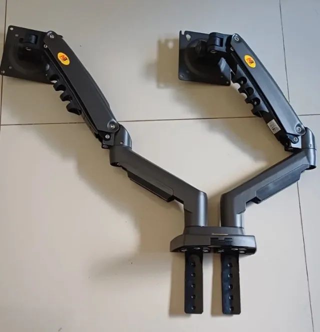 Suporte 2 Monitores 17 a 27 Articulado com Pistão a Gás F160 NB - Foto 2