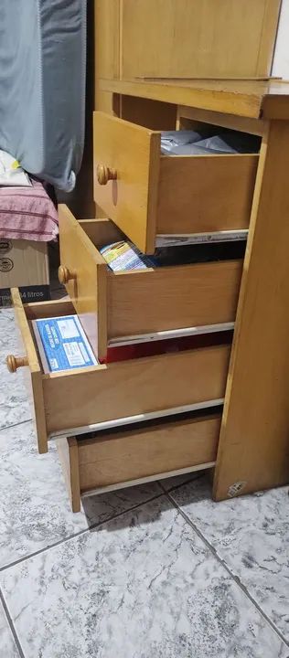 Mesa de Escritório em Madeira Maciça - Foto 3