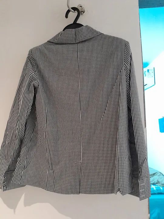 Blazer feminino xadrez - loja Mamô - Foto 4