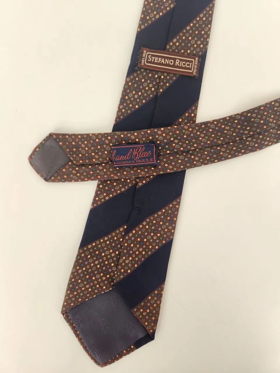 Gravata seda Stefano Ricci Slim - Foto 3