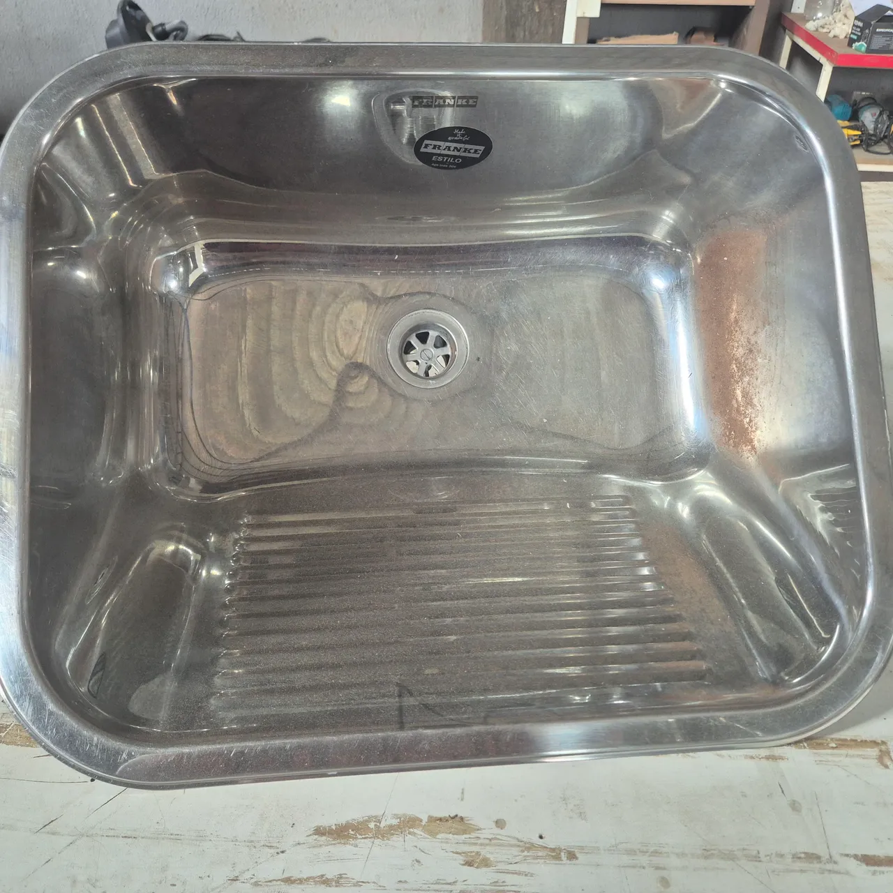 Tanque inox Franke estilo