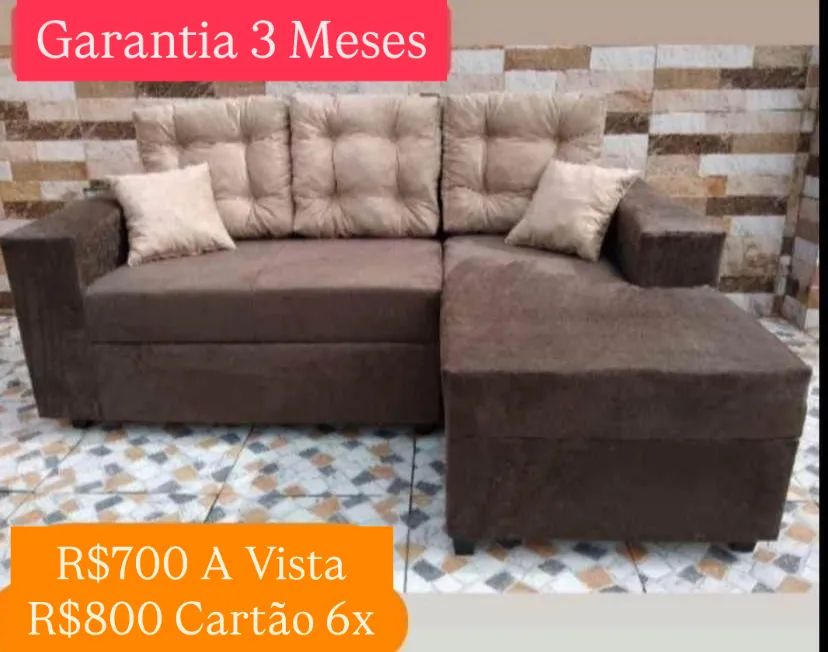Sofá 3 Lugares com Cheaser de Fábrica  - Foto 4