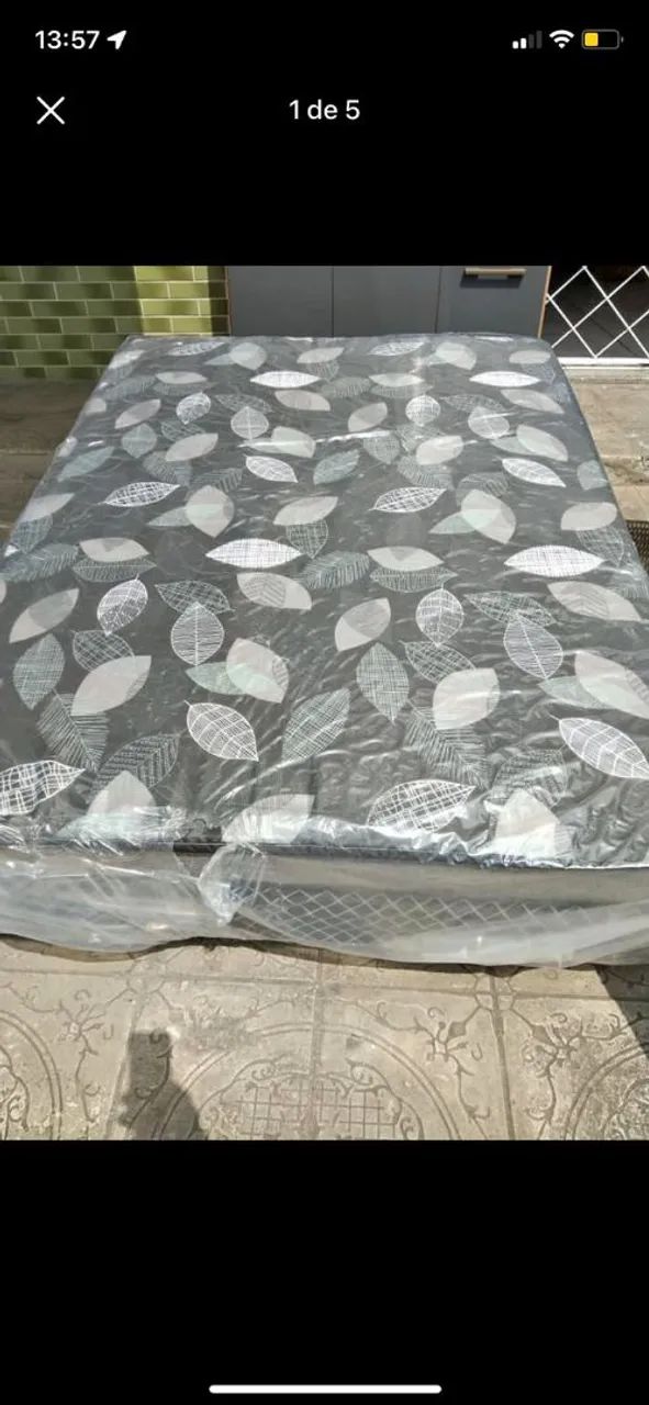 Cama Box conjugado Casal Floral  - Foto 2