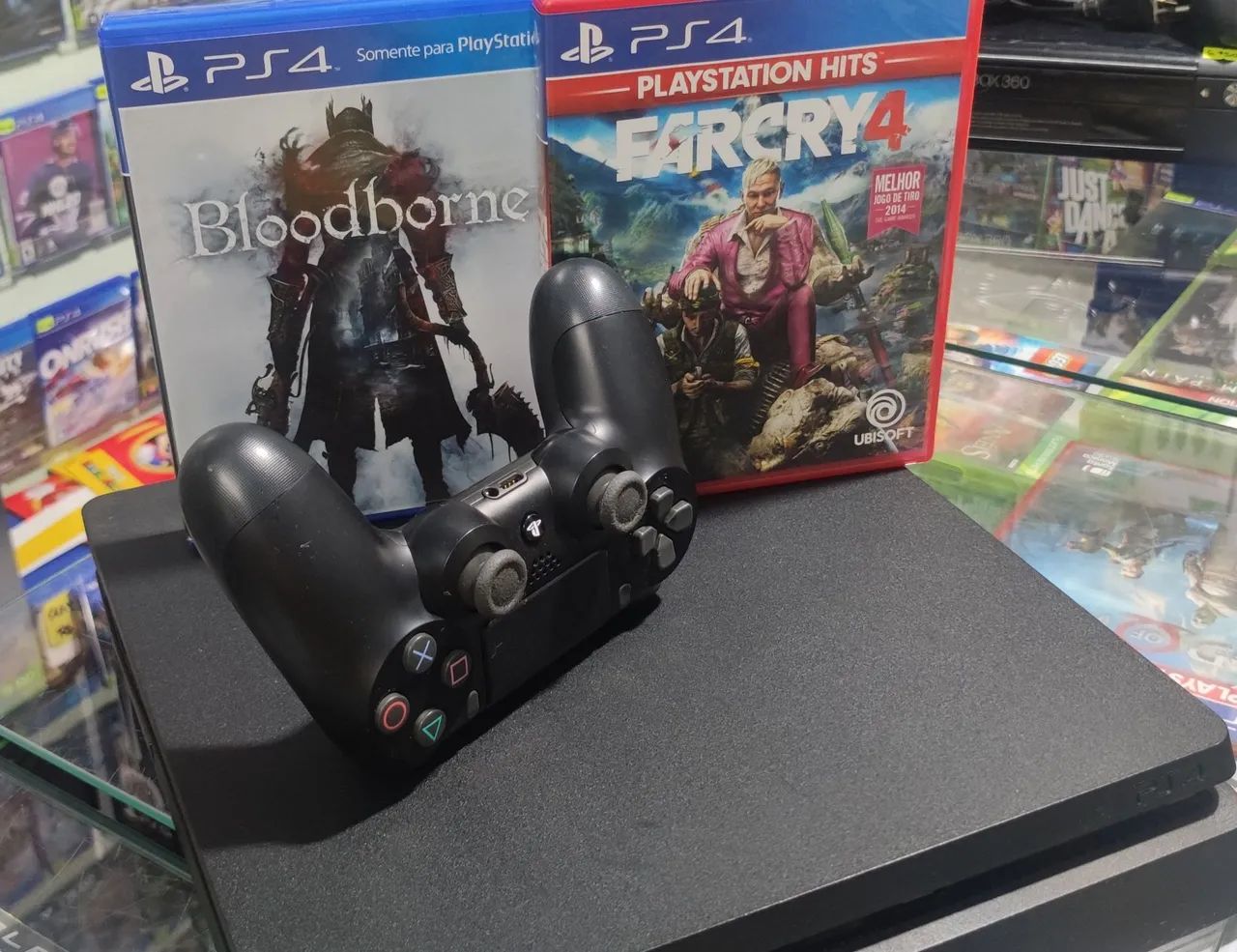 Playstation 4 Slim com Controle e Jogo Far Cry 4 - Foto 2