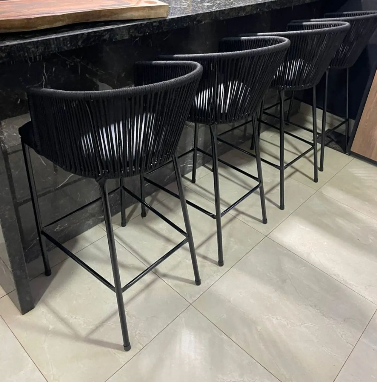 Lindas Banquetas em Corda Náutica  - Foto 2