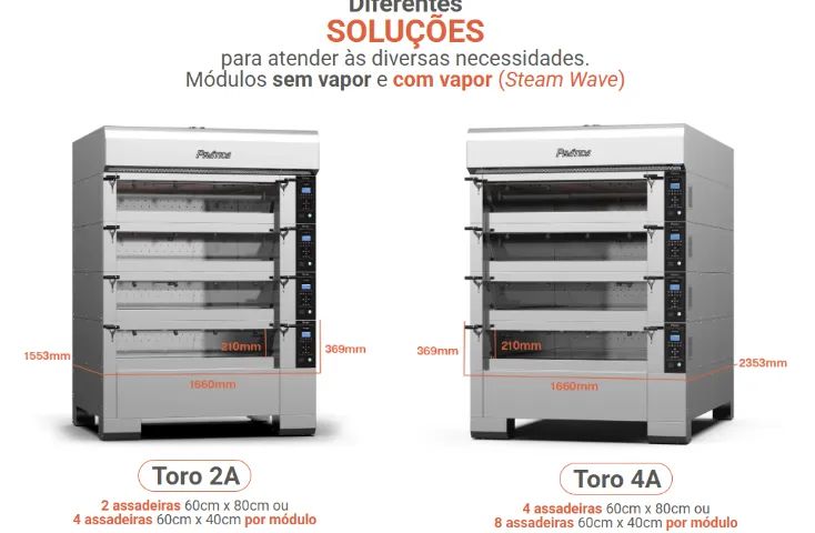 Toro ROBUSTO, POTENTE E EFICIENTE. Como um Forno de Lastro deve ser. - Foto 2