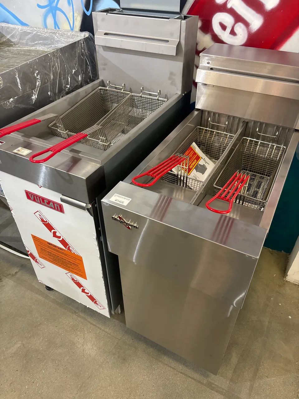 Fritadeiras indústrias elétrica e gás 