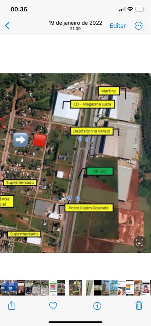 Área 3640 m2 Garavelo Sul II