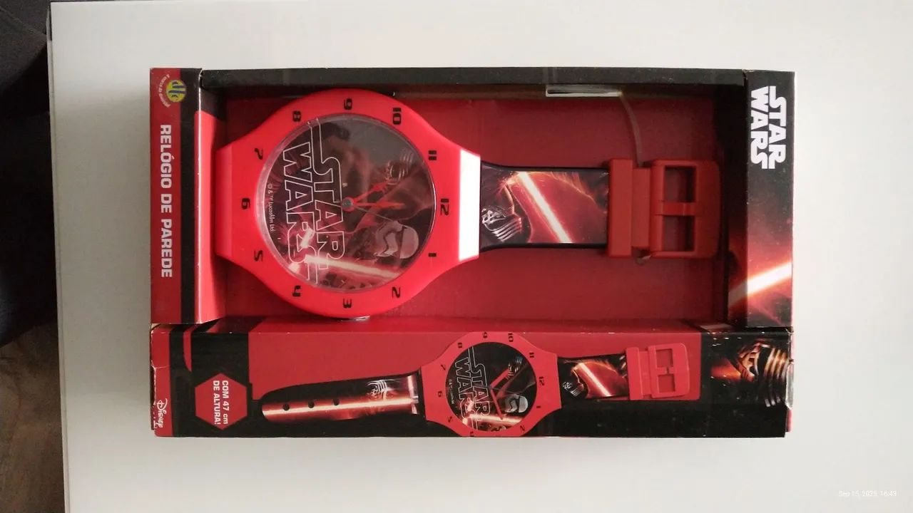 Relógio de parede Star Wars