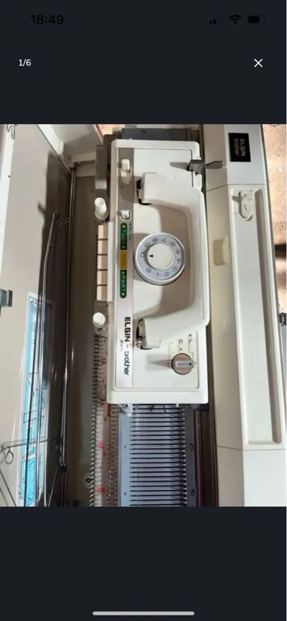 Máquina de Trico Elgin Brother 840 + Carrinho de Verão - Foto 2