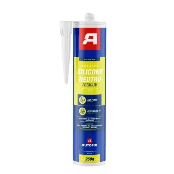 Adesivo Silicone Neutro Premium - 250g - Autofix - Incolor