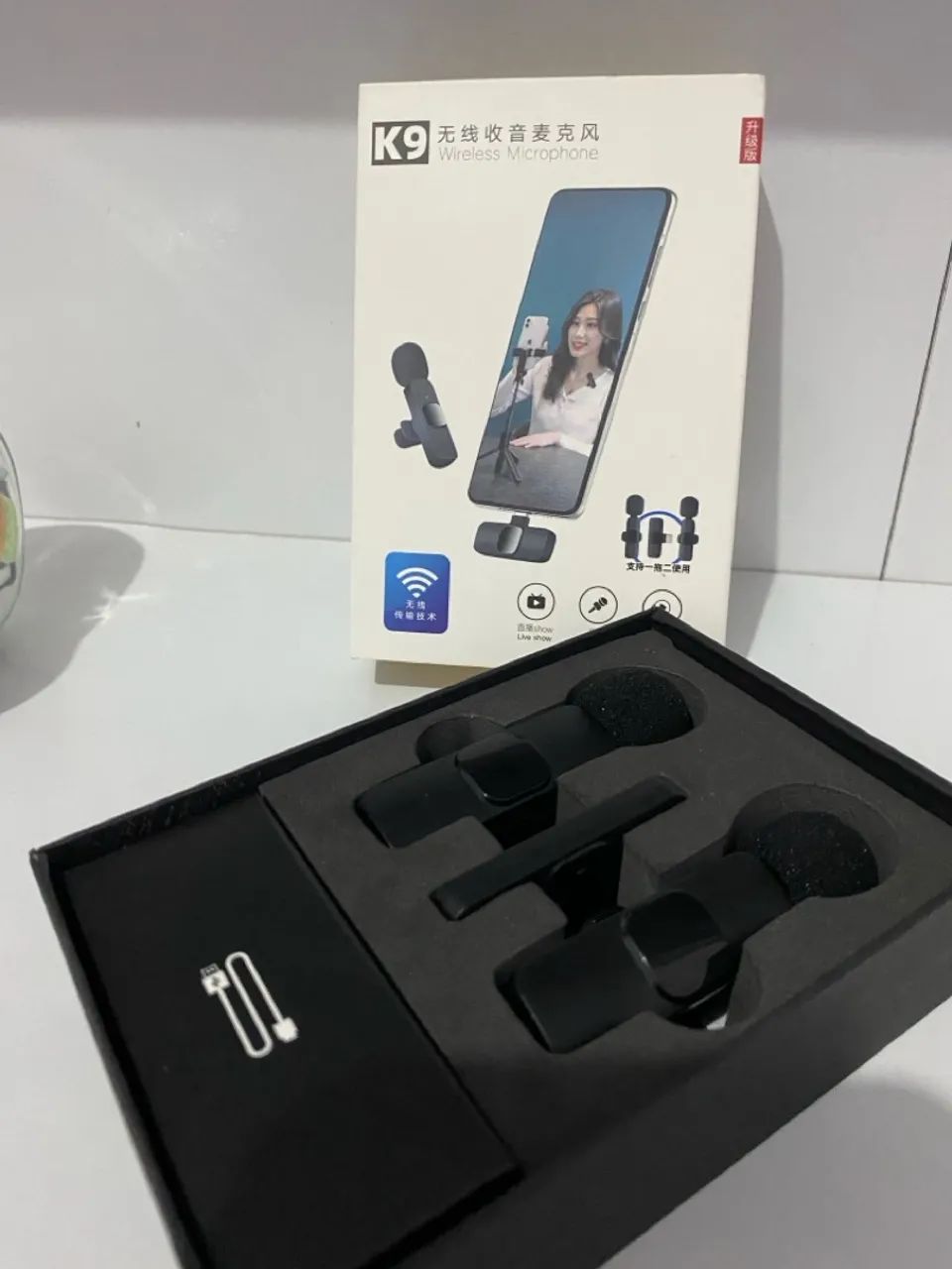 K9 Wireless Microphone – Ideal for Live Streaming and Recordings